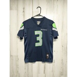 NFL Seahawks #3 Russell Wilson Youth Size M 10/12 Jersey